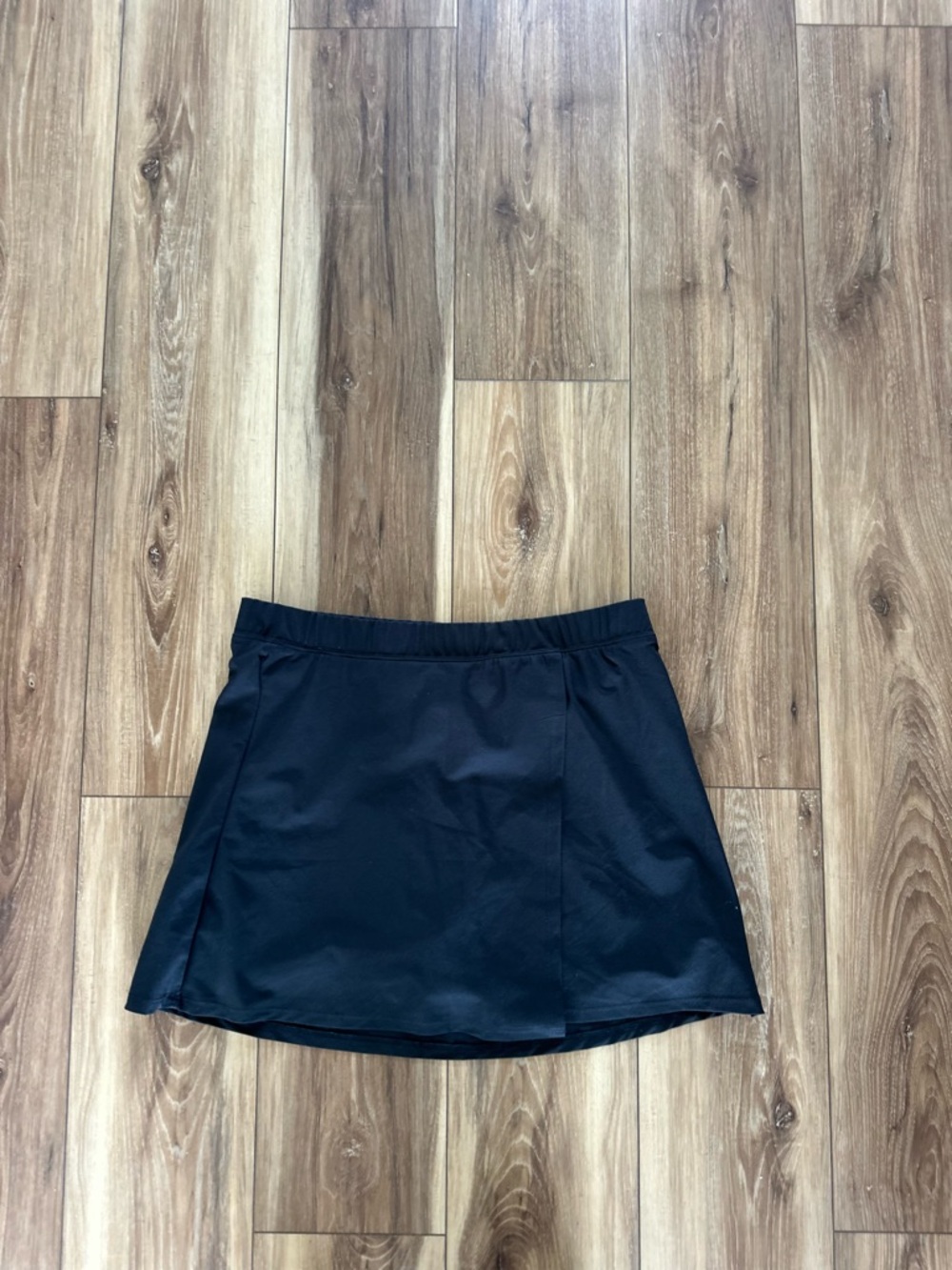 Abercrombie & Fitch womens pull on Black Athletic Skort size large